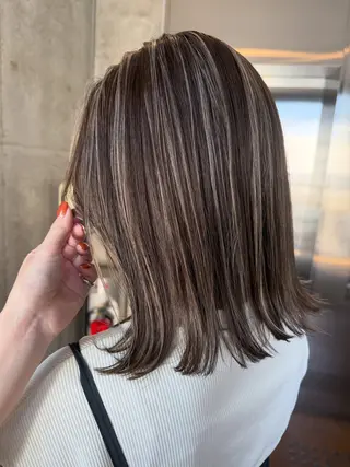 ミディアム 🌼透明感カラー ✳︎eri🌼のヘアスタイル