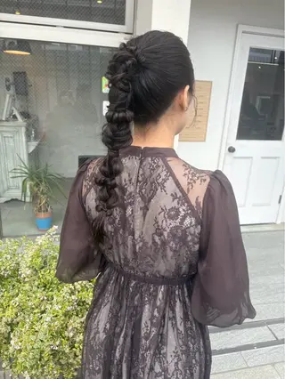 ロング ヘアアレンジ 美髪× ヘアセット✨Araiのヘアスタイル