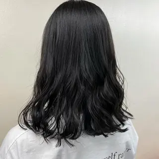 ミディアム カラー ヘアアレンジ 韓国ヘア指名率 No. 1小堀京介のヘアスタイル