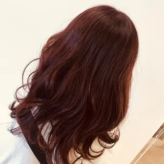 ミディアム カラー ヘアアレンジ ヘッドスパ narumi🧸のヘアスタイル