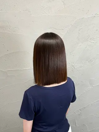ミディアム ブリーチ×縮毛矯正 💫だいちのヘアスタイル