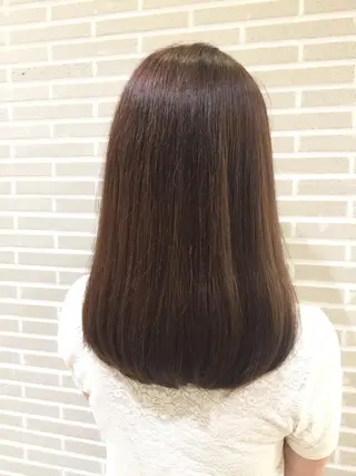セミロング カラー パーマ ヘアアレンジ 山北 咲子のヘアスタイル