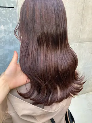 ロング ✨色持ちの良い艶 カラー✨蟹江真世のヘアスタイル