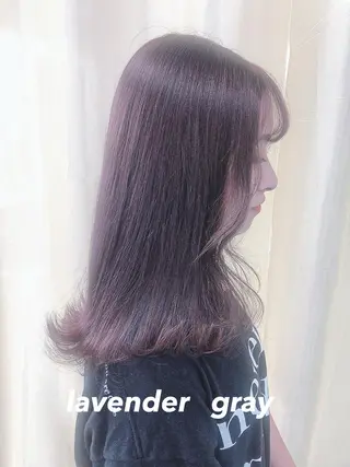 セミロング カラー _WHITE高槻店 yusukeのヘアスタイル