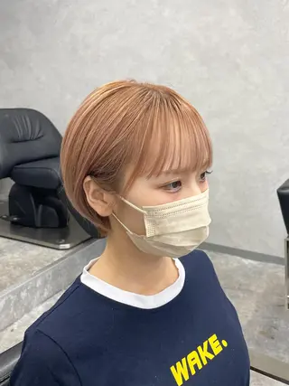 ショート カラー パーマ ヘアアレンジ メンズ キッズ ネイル マツエク・マツパ アイブロウ 大人スタイル 太田のヘアスタイル