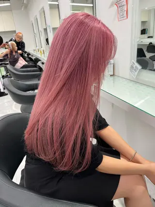 カラー ブリーチなし透明感 💗RYOTAのヘアスタイル
