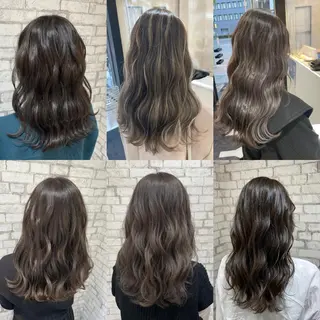 セミロング カラー 低ダメージ特化🌱 佐野優斗のヘアスタイル