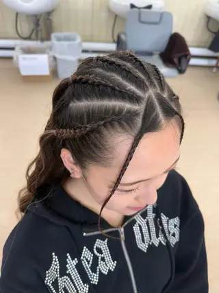ロング カラー ヘアアレンジ 💖ダブルカラー/ ヘアセット/晴香💖のヘアスタイル