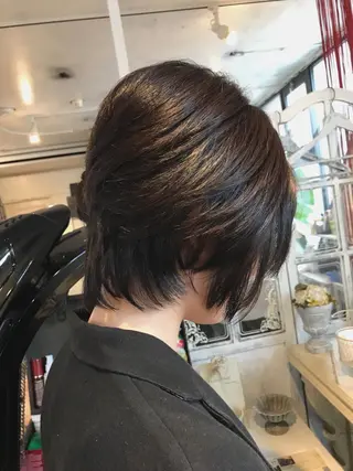 ショート カラー マエダ カズエ🫶 coronahairのヘアスタイル