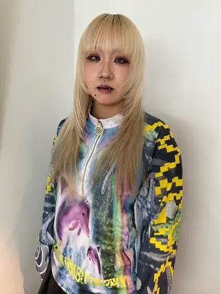 セミロング カラー 🎀オイダイラ モモカ🎀のヘアスタイル