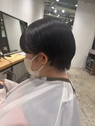 ショート 🌷モア 🌷暖色カラー・ボブのヘアスタイル