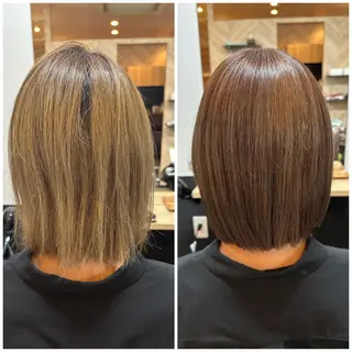 ショート カラー TELAHAIR成田 マネージャー吉野美羽のヘアスタイル