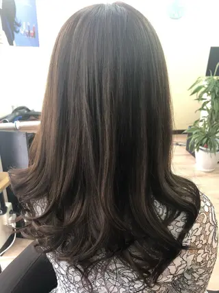 セミロング 東梅田徒歩5分☆髪質 改善☆笹次ユウタのヘアスタイル