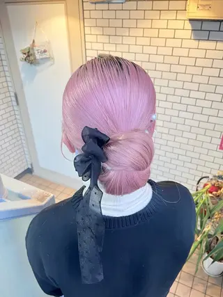 ロング ヘアアレンジ 参列♡デートゆるふわ ヘアメイク🎀みゆうのヘアスタイル