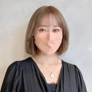 ショート カラー 髪質改善⌇透明感 カラー⌇川上葵のヘアスタイル