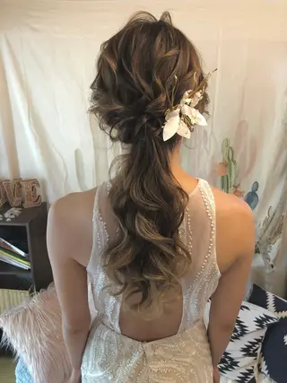 ロング ヘアアレンジ キッズ ヘアメイク10年から 美容師💄Anriのヘアスタイル