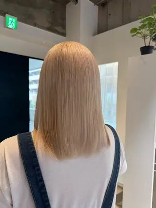 ミディアム カラー 艶髪/ハイトーン💎 レイヤー/Reijiのヘアスタイル