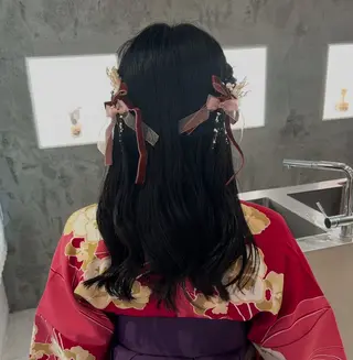 ヘアアレンジ 🦋Misaki🦋 メンズパーマ/着付けのヘアスタイル