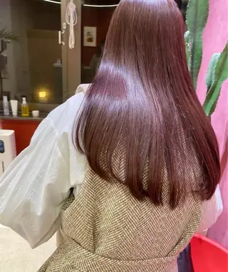 カラー オリーブ🎶アッシュ グレージュちひろ🧸のヘアスタイル