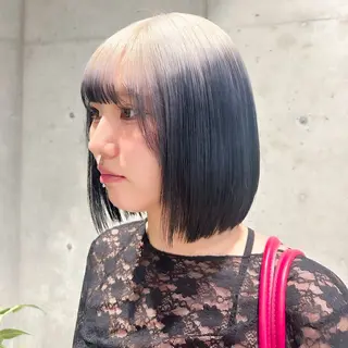 ショート カラー 🤡暖色レイヤー 🤡みさきのヘアスタイル