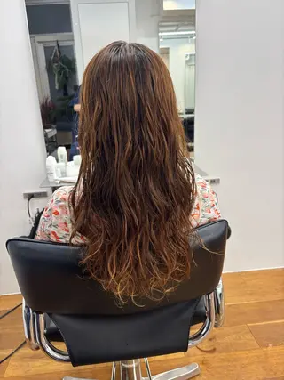 ロング パーマ ハードパーマ Rico💜のヘアスタイル