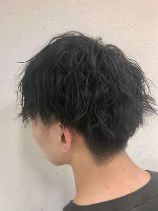 パーマ メンズ ダブルスキルエクステ /羽エクステ白石宇由のヘアスタイル
