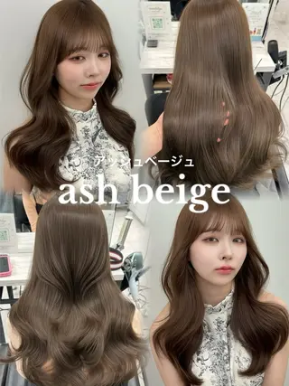 ロング カラー 透明感カラー 古山 結季🌙🖤のヘアスタイル