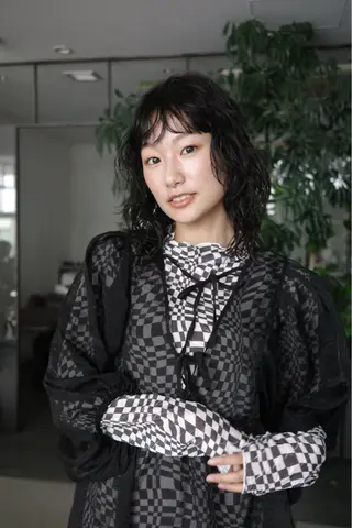 ミディアム パーマ 🌀渋谷ボブパーマ 🌀河野瑠太のヘアスタイル