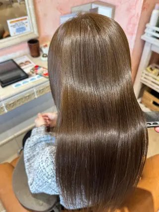 セミロング 髪質改善/艶髪/ 稲葉史泰のヘアスタイル