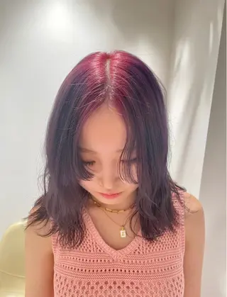 ミディアム hair&eye🎀 /momoKaのヘアスタイル