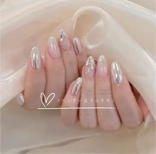 ネイル ラベンダー💖日暮里 ルル💖ネイルのネイルデザイン