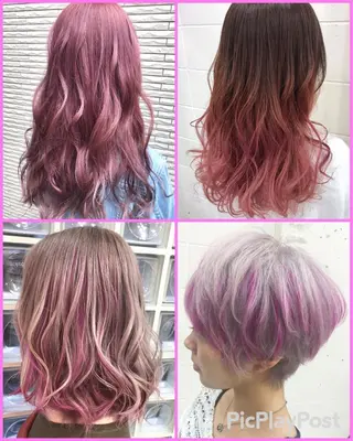 セミロング カラー ササ キのヘアスタイル