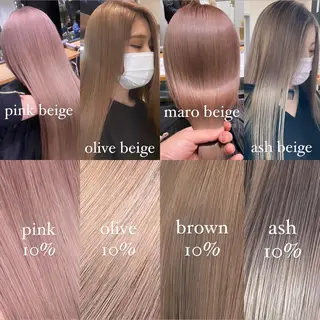 ロング カラー 💜ハイトーン💛 マジカルかいちゃんのヘアスタイル