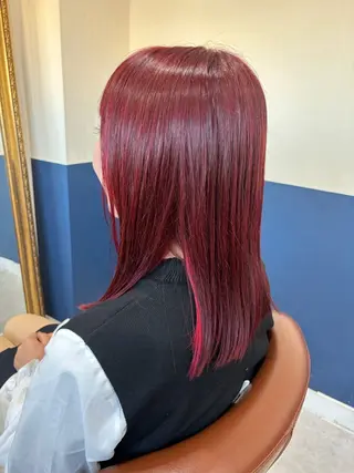 ミディアム カラー 髪の家 tikiのヘアスタイル