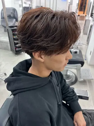 カラー メンズ 土岐 仁/メンズ専門 パーマ特化美容師🔥のヘアスタイル
