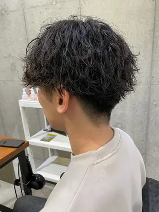 パーマ メンズ 西大島美容師 渡部仁太のヘアスタイル