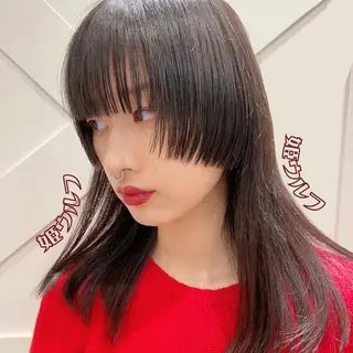 セミロング カラー 🌺ウルフカット職人 新垣渚🐺のヘアスタイル