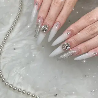 ネイル Blue daisy RIN🎀のネイルデザイン