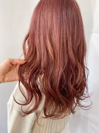 ロング カラー ヘアアレンジ Hatanaka Airiのヘアスタイル