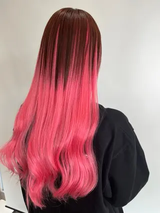 ロング 野村 奈里亜のヘアスタイル