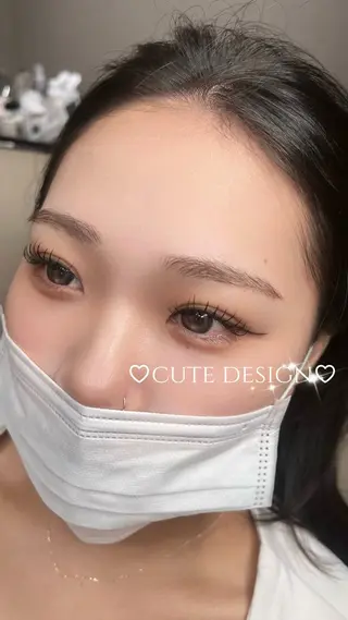 マツエク・マツパ MIU♥梅田 ELMOeye茶屋町のマツエク・マツパデザイン