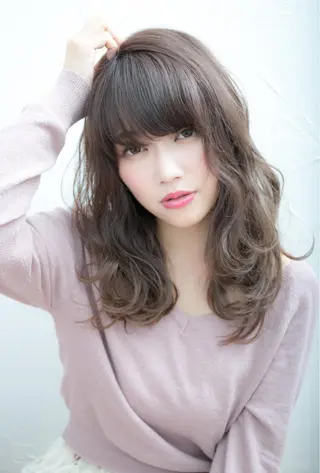 ロング パーマ ai 浅草橋のヘアスタイル