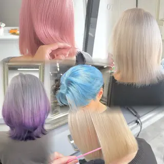 カラー ブリーチ特化美容室 ☆selene☆のヘアスタイル