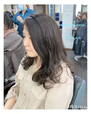 セミロング カラー ＊横浜駅＊ 金子 誠也のヘアスタイル