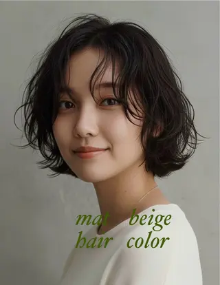 ショート パーマ M.SLASH 辻 孝志のヘアスタイル