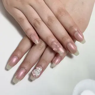 ネイル By moonネイル 🌷ワンホン/韓国風のネイルデザイン