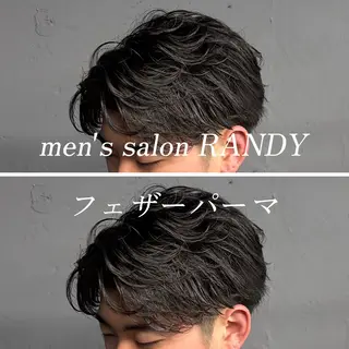 パーマ メンズ 柏メンズカットパーマ NO.1タイチのヘアスタイル