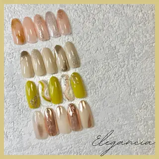 カラー ネイル Elegancia. Hiromiのネイルデザイン