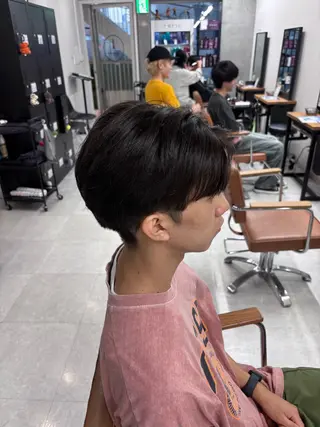 メンズ フェザーの鬼 🇰🇷yutoのヘアスタイル