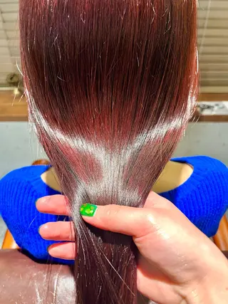 ロング 🍏Rio🍏 Color☆*。のヘアスタイル